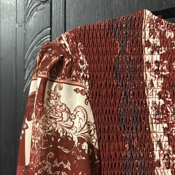 Flying Tomato Red and White Long Sleeve Dress - Picture 9 of 16